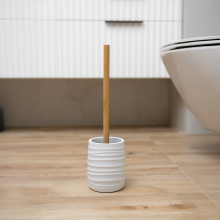 Szczotka toaletowa AZURO biała